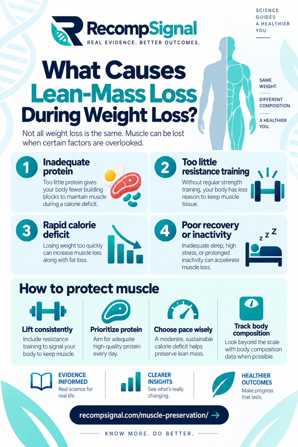Factors associated with lean-mass loss during weight loss
